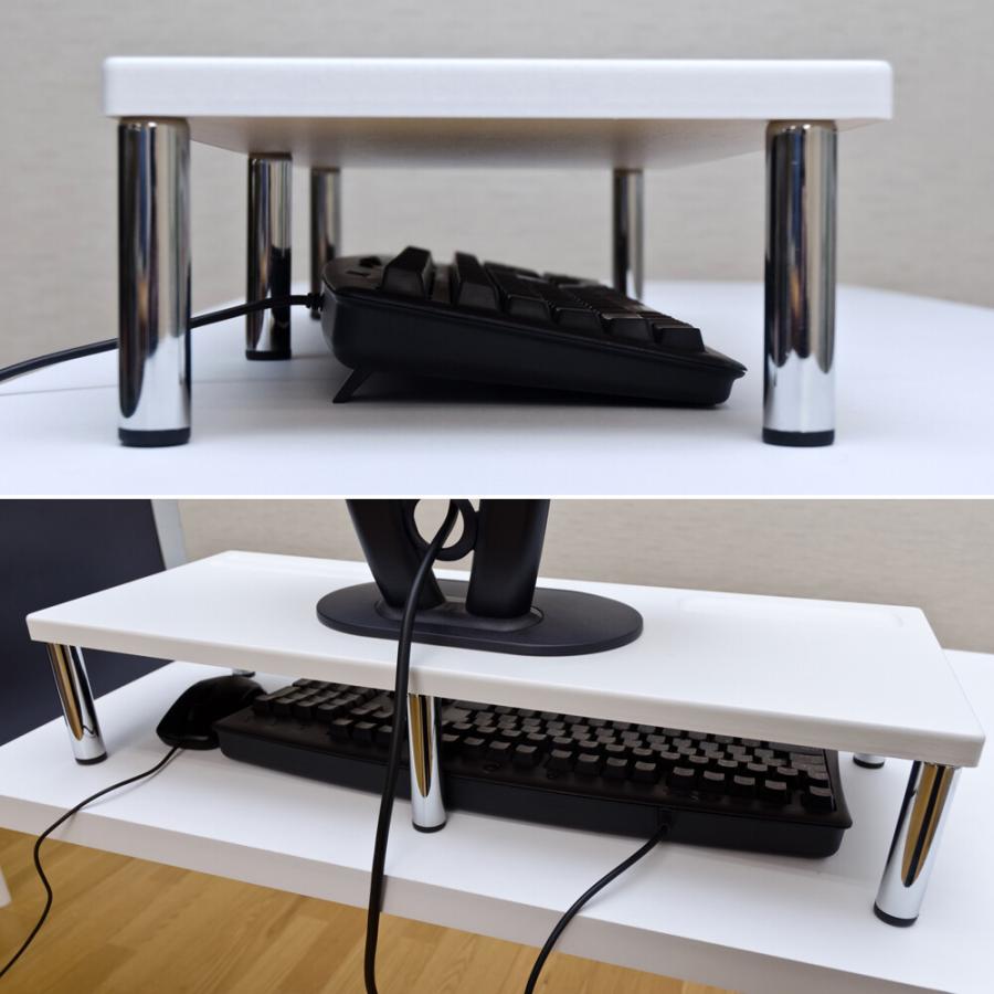 PCモニタースタンド ハイタイプ  モニター台 机上用 机上ラック モニタースタンド 収納棚  在宅勤務 テレワーク リンタ台 テレビ台 |  | 05