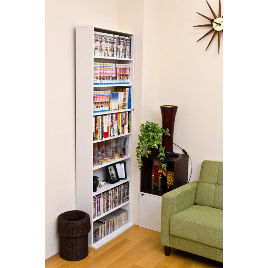 コミックラック ハイタイプ 本棚 大容量 薄型 スリム シェルフ マンガ 文庫本 コミック収納 多目的ラック フリーラック オープンラック ディスプレイラック |  | 10