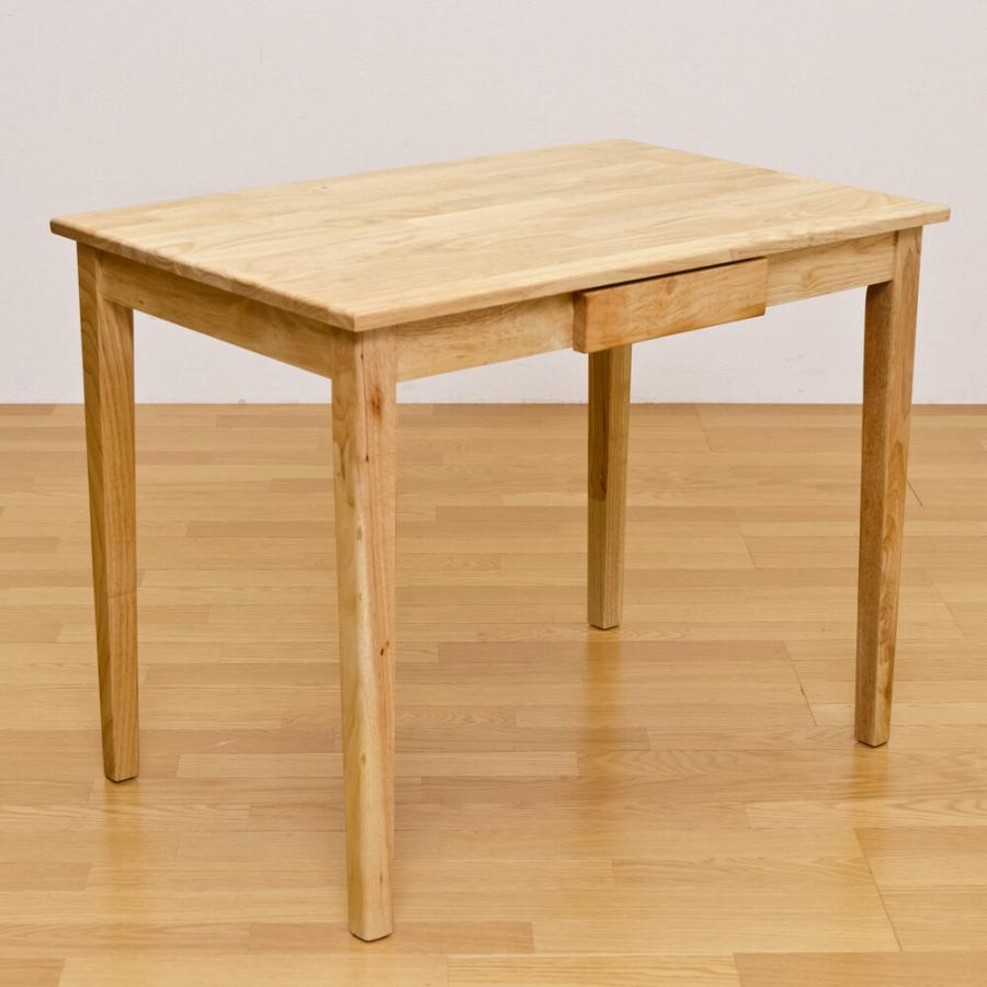 木製テーブル デスク 90x60cm 引き出し付き パソコンデスク PCデスク 作業机 ワークデスク OAデスク オフィスデスク 学習机 北欧 シンプル カウンタテーブル |  | 02