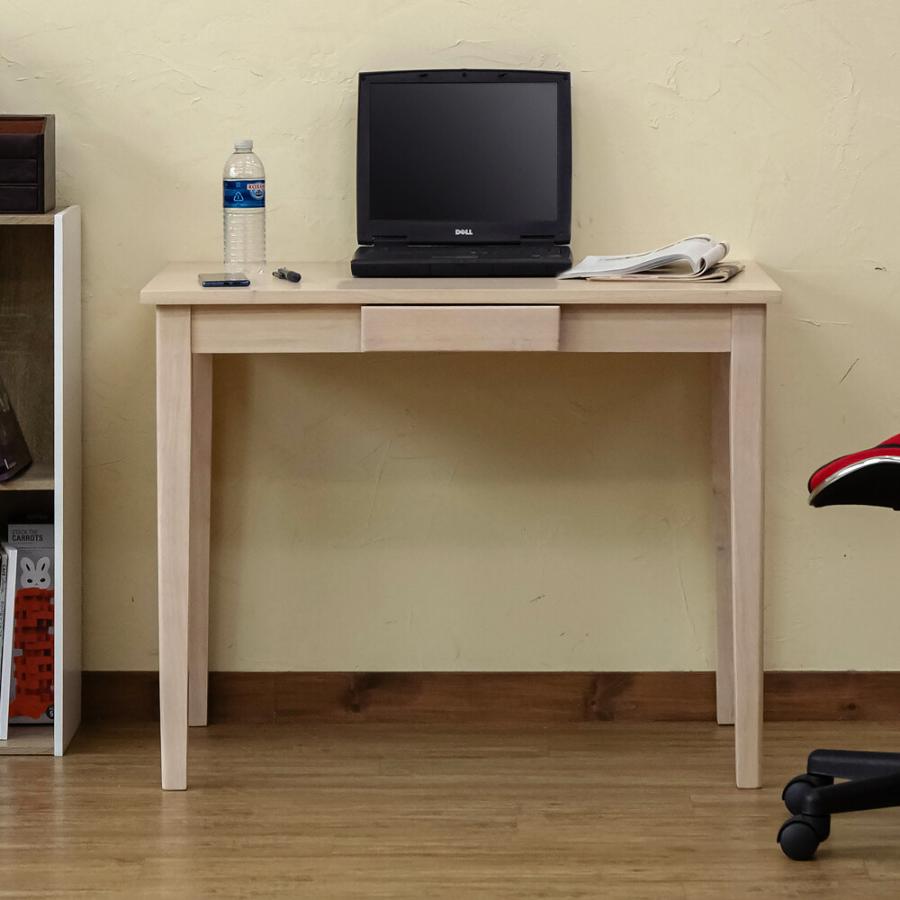 木製テーブル デスク 90x60cm 引き出し付き パソコンデスク PCデスク 作業机 ワークデスク OAデスク オフィスデスク 学習机 北欧 シンプル カウンタテーブル |  | 05
