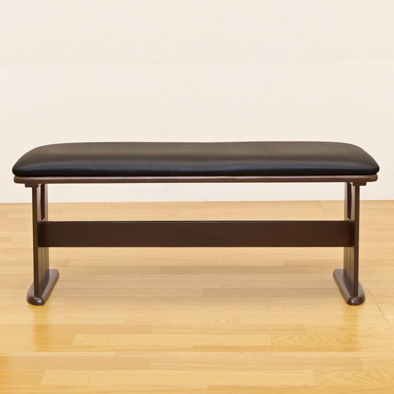 ダイニングベンチ チェアー イス 椅子 木製 二人掛け 2人掛け 二人 食卓椅子  BENSON スツール 長いす 長椅子 合成皮革 ベンチ単品 木製ベンチ チェア 腰掛け |  | 02