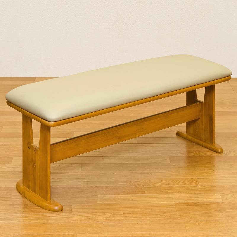 ダイニングベンチ チェアー イス 椅子 木製 二人掛け 2人掛け 二人 食卓椅子  BENSON スツール 長いす 長椅子 合成皮革 ベンチ単品 木製ベンチ チェア 腰掛け |  | 03