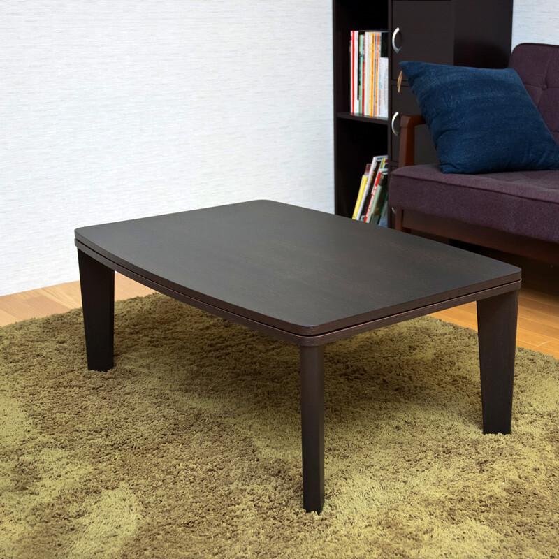 カジュアルコタツ アール天板 長方形 90x60 リバーシブル ローテーブル 座卓 コタツテーブル 炬燵テーブル リビングこたつ 暖房機器 こたつ本体のみ |  | 01