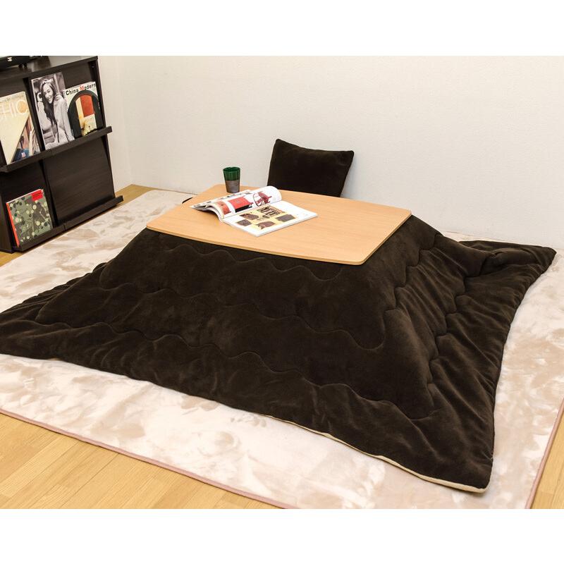 カジュアルコタツ アール天板 長方形 90x60 リバーシブル ローテーブル 座卓 コタツテーブル 炬燵テーブル リビングこたつ 暖房機器 こたつ本体のみ |  | 02