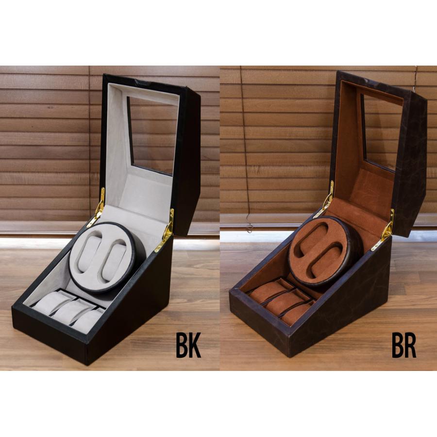 時計収納 ワインディングマシーン 2巻 5本収納 コレクションケース ディスプレイ 収納ケース ウォッチケース レザー 合皮 時計保管 時計収納 時計ケース 高級感 |  | 03