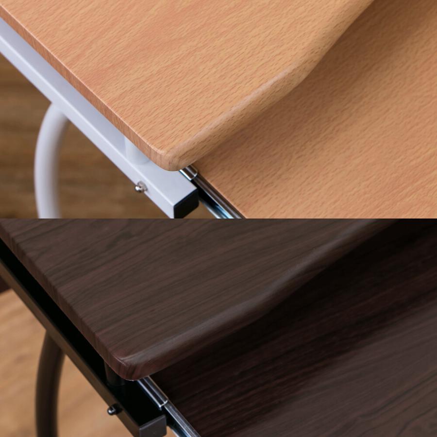 コンパクト PCデスク キャスター付き 机 つくえ スチール 作業机 ワークデスク OAデスク PCラック パソコンラック オフィスデスク 学習机 リモートワーク |  | 04