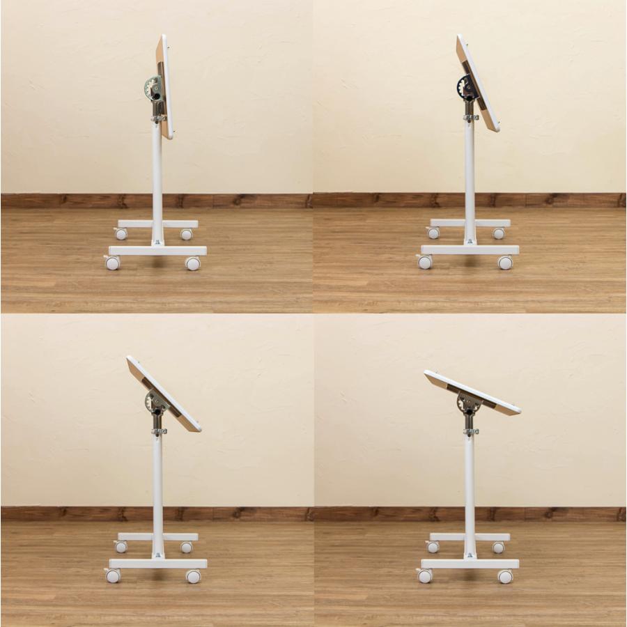 マルチサイドテーブル 角度 キャスター付き サイドテーブル ナイトテーブル 幅60cm 楽譜台 レシピ本 ソファーサイドテーブル ベッドサイドテーブル キッチン |  | 07