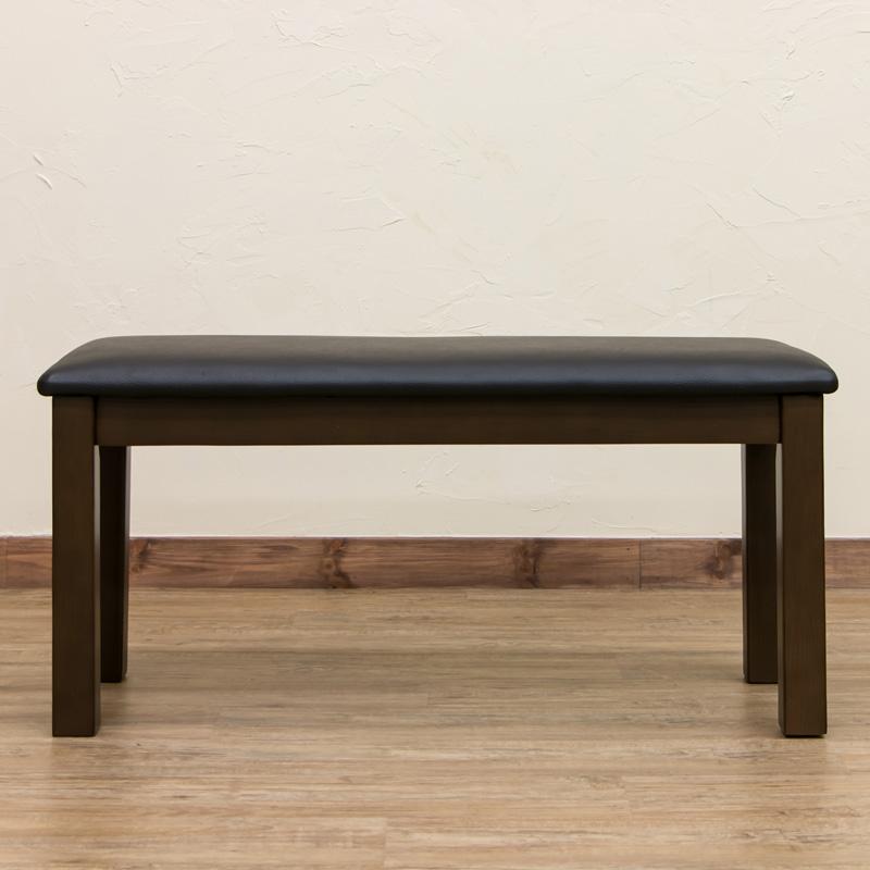 ダイニングベンチ チェアー イス 椅子 木製 二人掛け 2人掛け 二人 食卓椅子 スツール 長いす 長椅子 玄関 リビング 合成皮革 木製チェア |  | 02