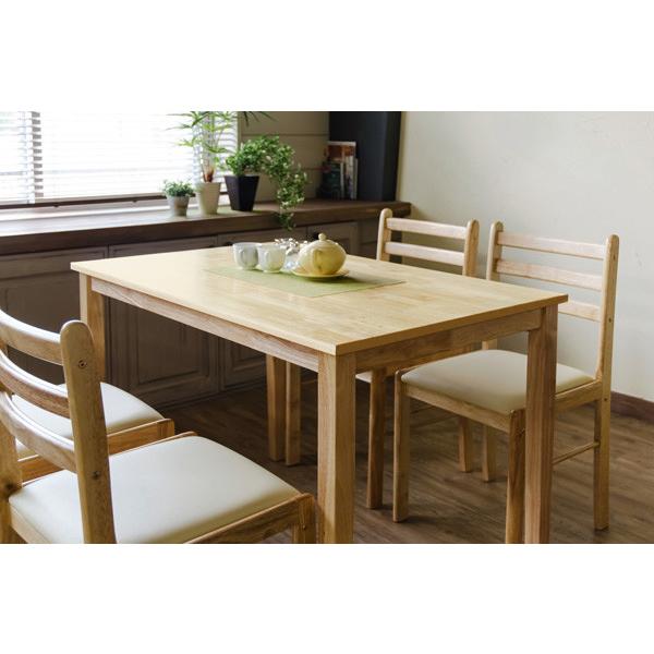 ダイニングテーブル単品 TORINO 110×70cm 木製 4人掛け 4人がけ 四人がけ 4人用 食卓テーブル 作業台 机 ダイニング テーブル 北欧 かわいい リビング 天然木 |  | 05
