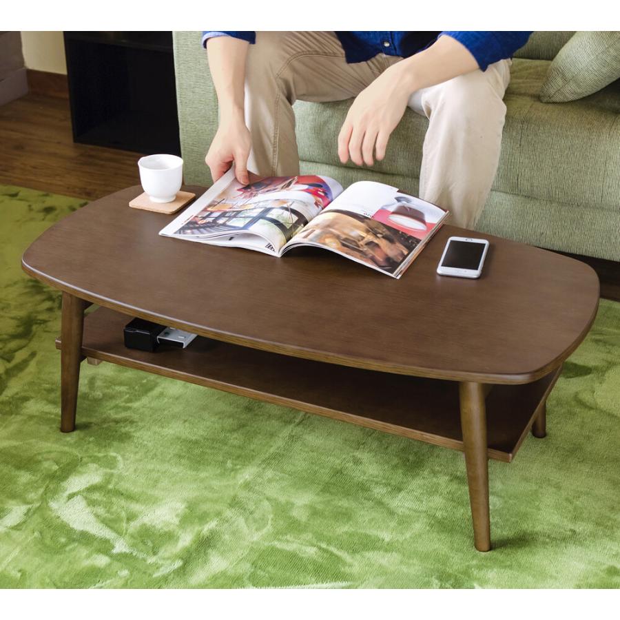 棚付折れ脚ローテーブル TRIM センターテーブル 座卓 リビングテーブル 木製 スチール ロータイプ作業台 収納付き 男前インテリア 書斎机 座卓 ワークテーブル |  | 07