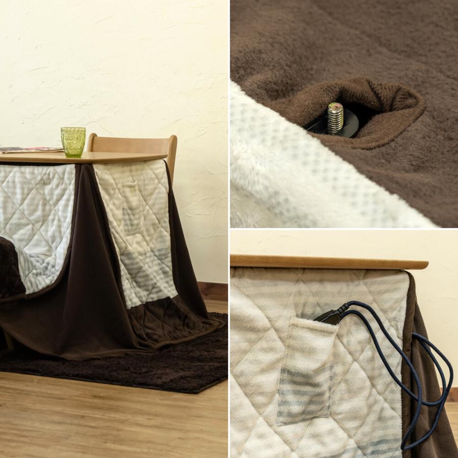 ダイニングコタツ 90x60 掛布団セット 長方形 2人用 ダイニングこたつ こたつテーブル ハイコタツ 高脚コタツ 高脚こたつ 2人掛け シンプル 勉強机 |  | 07
