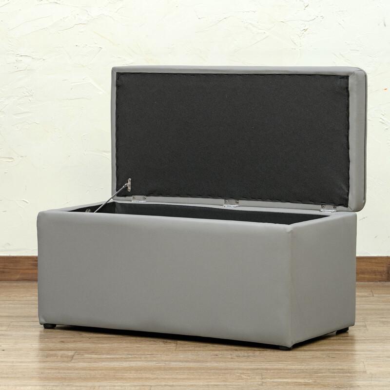 収納ベンチ スツール 椅子 収納ボックス ブラック ブラウン レッド アイボリー グレー PVCレザー 正方形 いす イス 2人掛け 合皮 オットマン ボックススツール |  | 08