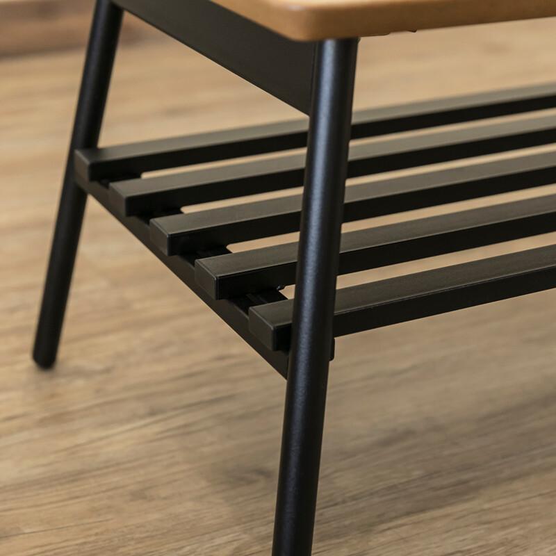 棚付折れ脚 テーブル 折り畳み Luster 80cm ローテーブル センターテーブル 座卓 リビングテーブル 木製 スチール ロータイプ  作業台 西海岸 男前インテリア |  | 07