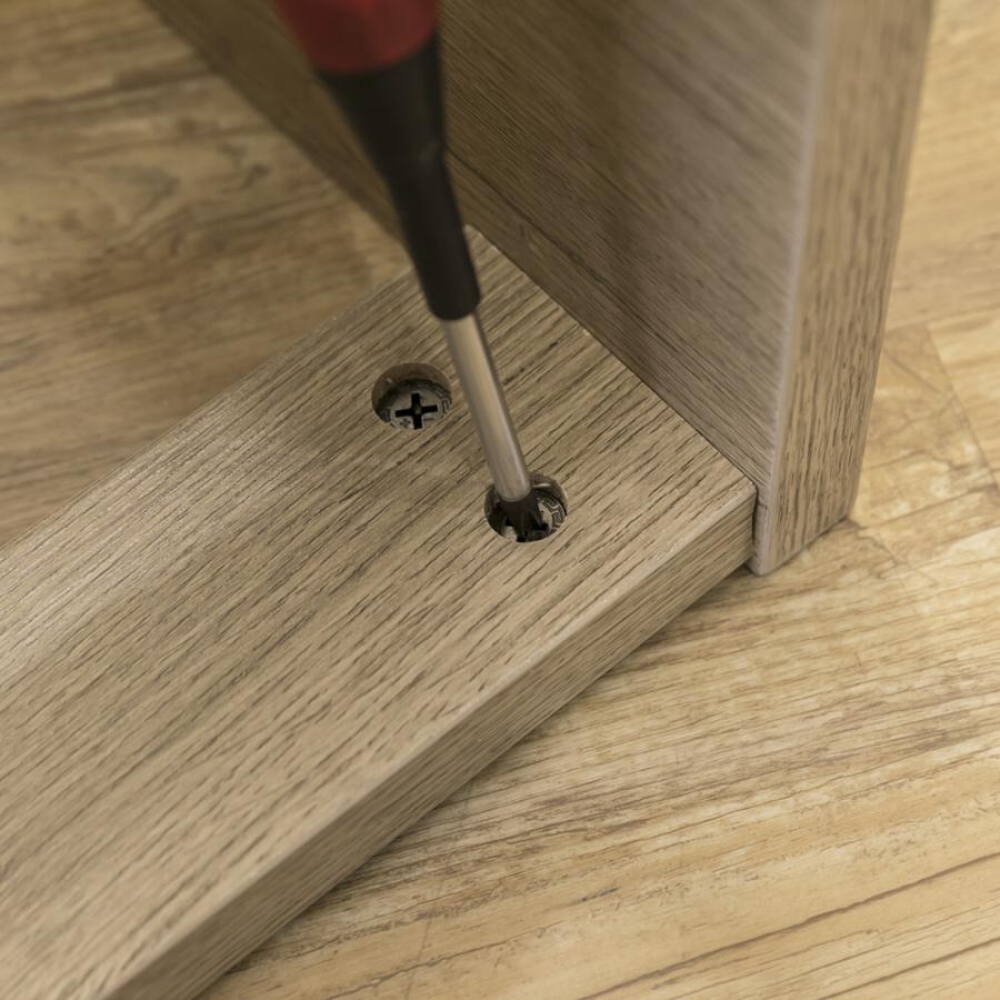 サイドテーブル 50x50cm ナイトテーブル 木製 正方形 木目 棚付き KENNY ソファーサイドテーブル ベッドサイドテーブル キッチン リビング 寝室 テレビ台 |  | 03