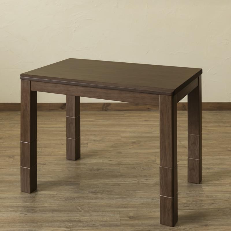 3段階継脚ダイニングコタツ 90×60 おしゃれ 家具調 カジュアル 高さ調整 長方形 和風 和室 モダン こたつテーブル 炬燵 |  | 03