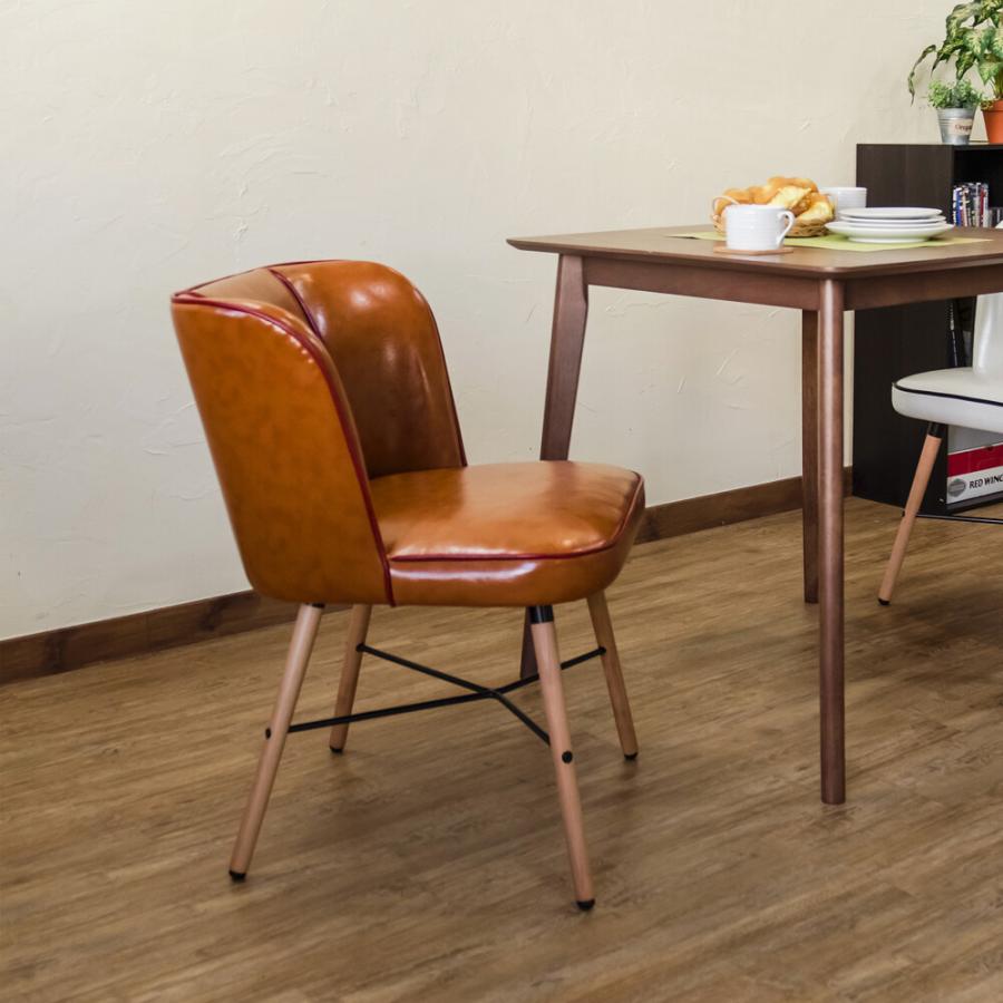 ダイニングチェア (1脚) Donovan ダイニング 食卓椅子 イス 椅子 ダイニングチェアー チェアー PUレザー 合皮 パソコンチェア リビングチェアー |  | 01