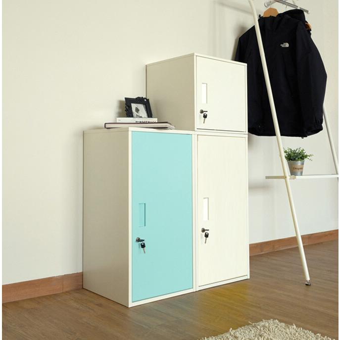 キューブBOX鍵付ロッカー ハイタイプ かぎ付き 収納ボックス キューブボックス 棚 収納 リビング スリム 本棚 オフィス収納 連結 ジョイント カラーボックス |  | 10