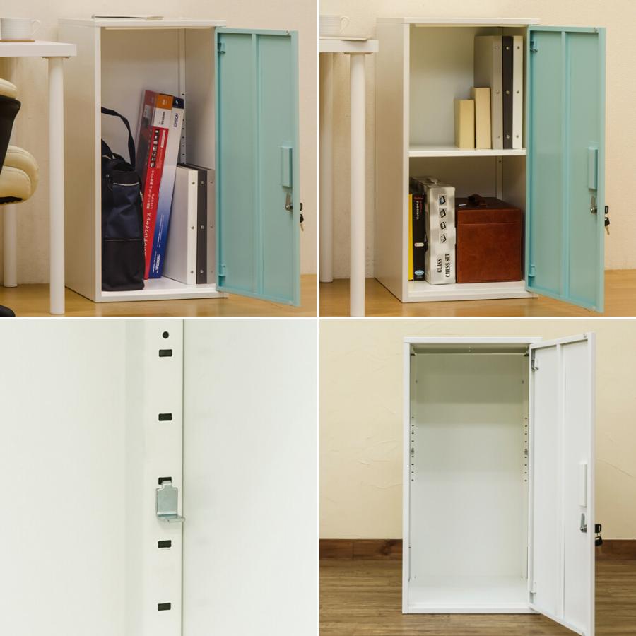 キューブBOX鍵付ロッカー ハイタイプ かぎ付き 収納ボックス キューブボックス 棚 収納 リビング スリム 本棚 オフィス収納 連結 ジョイント カラーボックス |  | 06