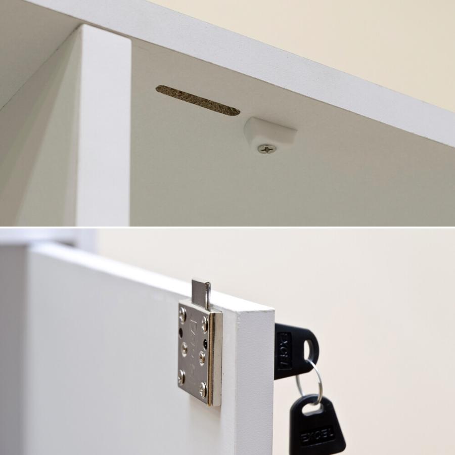 マルチラック扉付き 鍵付き 幅60cm 本棚 カラーボックス 扉付 ドア付き 収納ラック 収納ボックス 収納 ラック 棚 扉付きラック 収納棚 リビング キッチン |  | 07