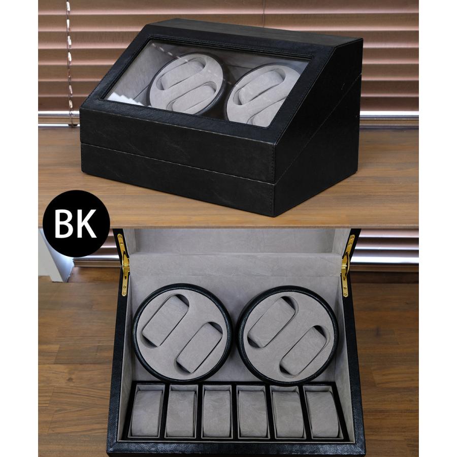 時計収納 ワインディングマシーン 4巻 10本収納 コレクションケース ディスプレイ 収納ケース ウォッチケース レザー 合皮 ウォッチワインダー 時計保管 |  | 03