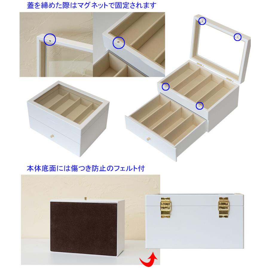 メガネ ウォッチケース オープン式 メガネコレクションケース 8本用 腕時計ケース コレクション ディスプレイ 時計ボックス 収納ケース コレクションボックス |  | 09