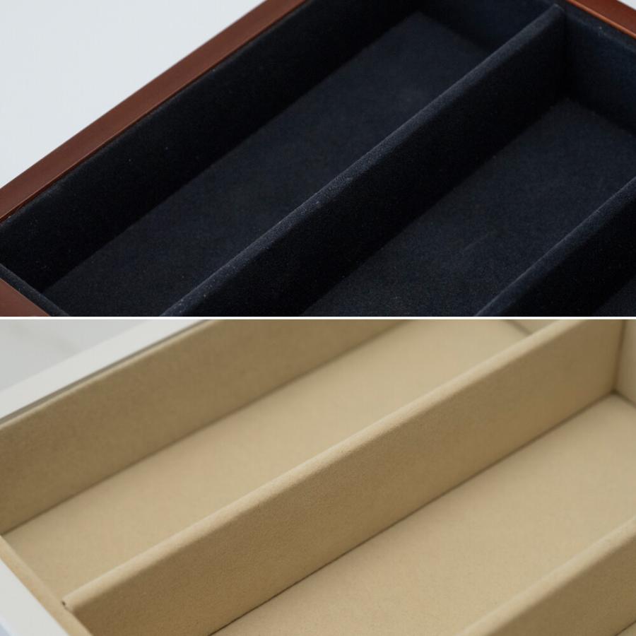 メガネ ウォッチケース 引出し2段 メガネコレクションケース 8本用 腕時計ケース コレクション ディスプレイ 時計ボックス 収納ケース コレクションボックス |  | 04