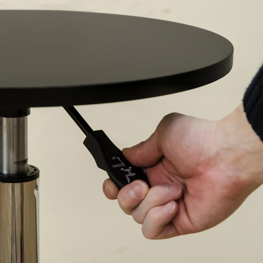 カフェテーブル バーテーブル テーブル バーカウンター バー ハイテーブル 高さ調節 高さ調整 スチール 昇降式 ダイニングテーブル 幅40cm サイドテーブル |  | 06