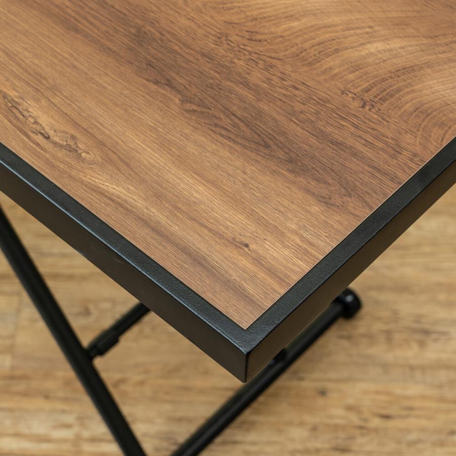 昇降式テーブル Riesel リフティングテーブル 昇降テーブル キャスター付き 無段階 リビングテーブル ローテーブル ダイニングテーブル 男前インテリア |  | 03