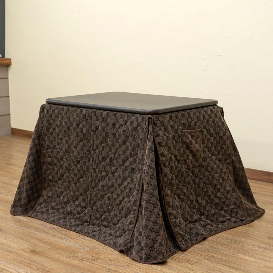 ダイニングコタツ 掛布団セット 80x60 長方形 2人用  2人掛け こたつ セット ダイニングこたつテーブル ハイコタツ 高脚コタツ 高脚こたつ 4人掛け シンプル |  | 01