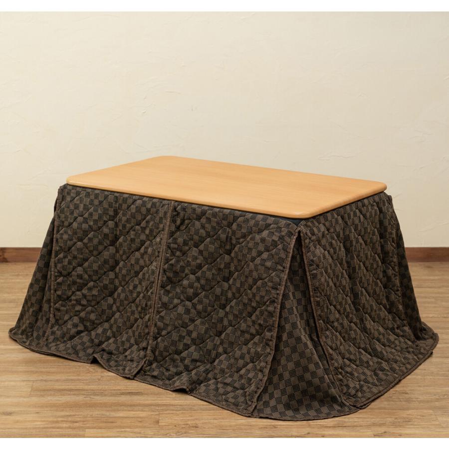 ダイニングコタツ掛布団セット110×70 長方形 4人用 ダイニングこたつ こたつテーブル ハイコタツ 高脚コタツ 高脚こたつ 4人掛け シンプル |  | 02