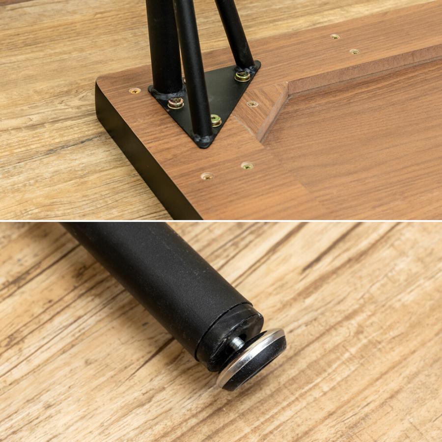 ダイニングテーブル単品 80×60 2人掛け 長方形 食卓テーブル 食卓机 リビングテーブル ひとり暮らし スチール脚 2人用 2P ガタツキ防止 アジャスター付き |  | 07