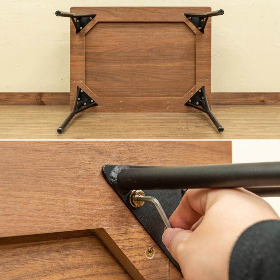 ダイニングテーブル単品 80×60 2人掛け 長方形 食卓テーブル 食卓机 リビングテーブル ひとり暮らし スチール脚 2人用 2P ガタツキ防止 アジャスター付き |  | 08