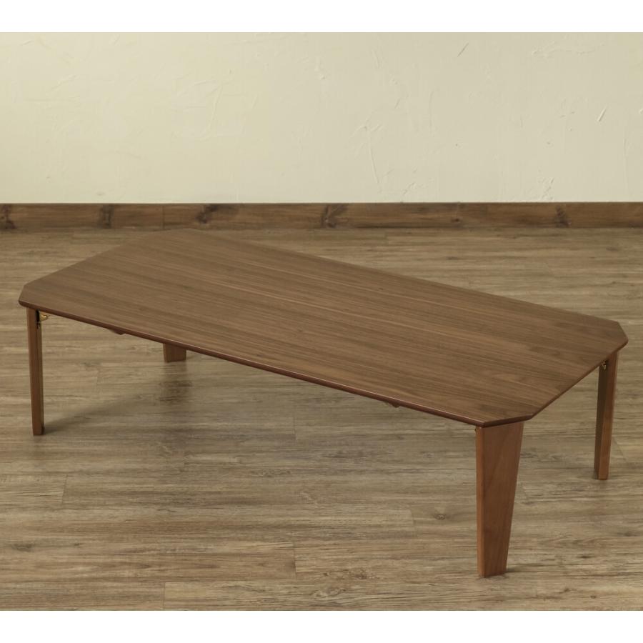 折畳みテーブル センターテーブル 折りたたみテーブル ローテーブル 座卓 長方形 木製 ナチュラル ウォールナット ホワイトウォッシュ Rosslea 115 |  | 02