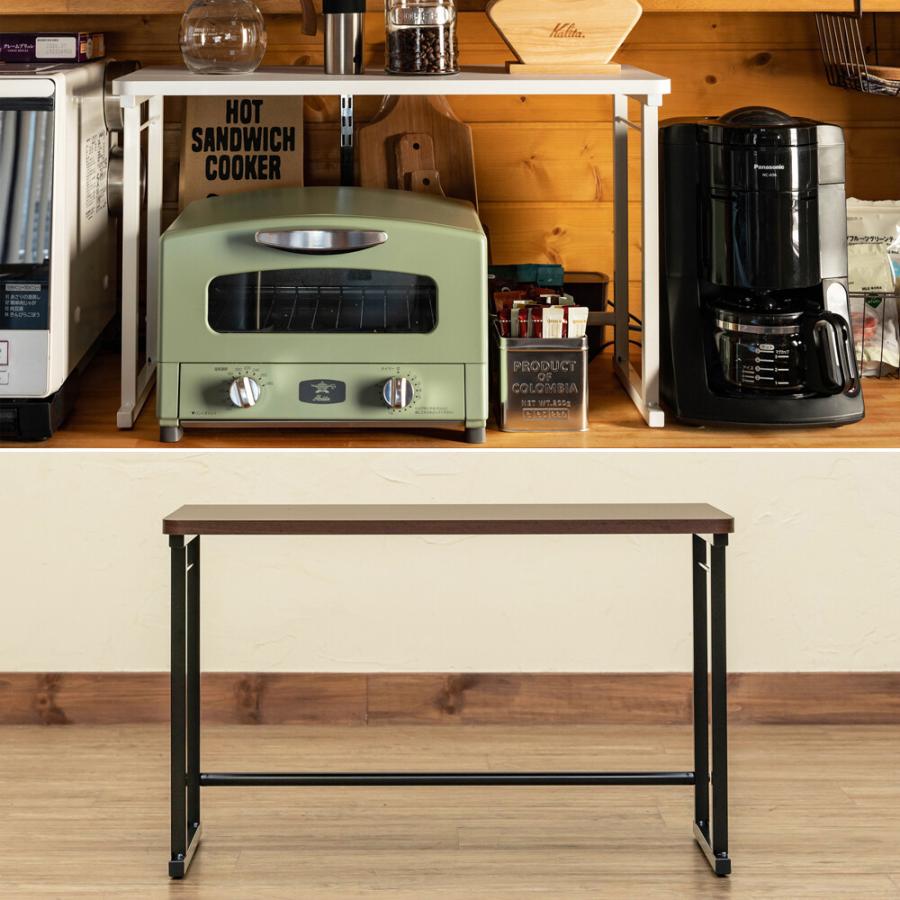 卓上ラック 机上ラック プリンター台 デスクラック 60×30 モニター上 机上棚 収納拡張 すき間収納 上置 机上台 ウォールナット ホワイト ラック ミニラック |  | 07