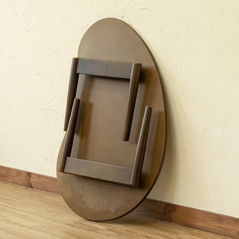 折れ脚 テーブル センターテーブル 折りたたみテーブル ローテーブル 座卓 折り畳み 折脚ビーンズテーブル ダークブラウン ナチュラル ホワイトウォッシュ BONNY |  | 07