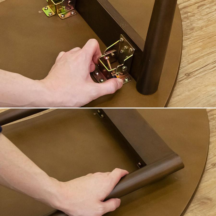 折れ脚 テーブル センターテーブル 折りたたみテーブル ローテーブル 座卓 折り畳み 折脚ビーンズテーブル ダークブラウン ナチュラル ホワイトウォッシュ BONNY |  | 08