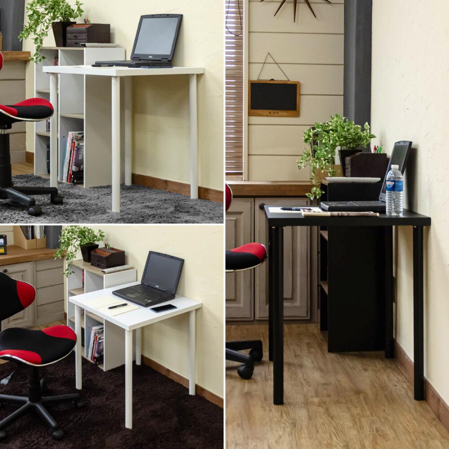 カウンターテーブル 60x60 フリーテーブル 単品 バーテーブル 長方形 スリム ブラック ホワイト 作業机 仕事机 PCデスク 作業デスク ワークデスク ハイテーブル |  | 07