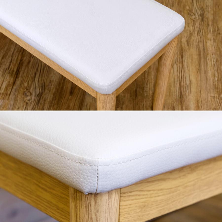 ダイニングベンチ 幅86木製 2人用 二人掛け いす イス チェア 背もたれ無し ベンチシート 食卓 ベンチチェアー スツールベンチ デザイン ナチュラル 2人掛け |  | 03