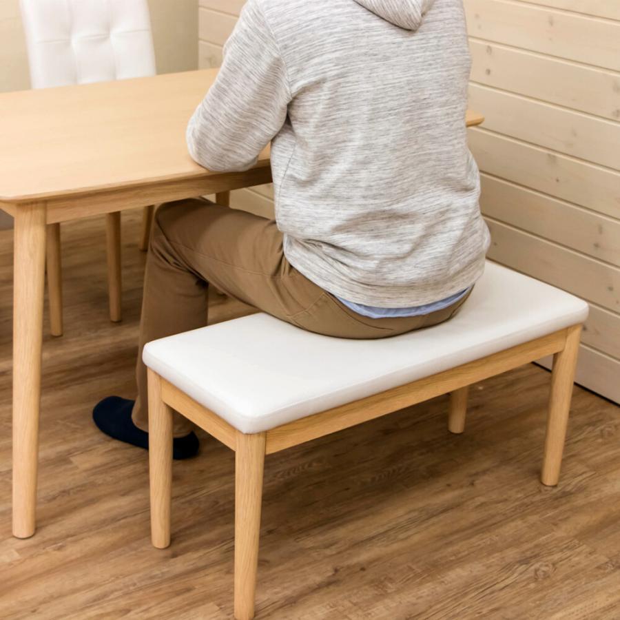 ダイニングベンチ 幅86木製 2人用 二人掛け いす イス チェア 背もたれ無し ベンチシート 食卓 ベンチチェアー スツールベンチ デザイン ナチュラル 2人掛け |  | 04