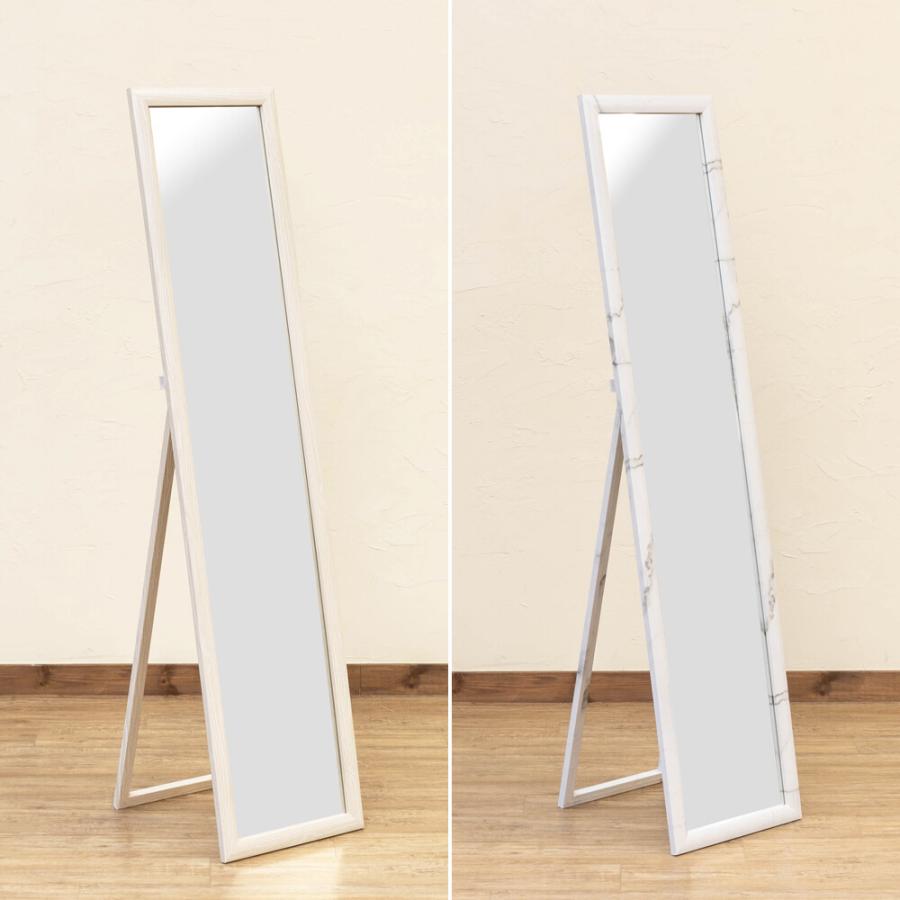 シンプルスタンドミラー35cm幅 スタンドミラー W35 ミラー 鏡 全身鏡 姿見 高級感 スリム オフィス 玄関 リビング 着付け 着替え ダンス練習 |  | 03