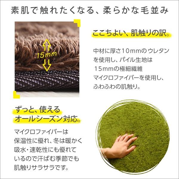 ふわふわシャギーラグマットLサイズ（200×250cm）洗えるラグマット、オールシーズン対応｜エノーテ |  | 03