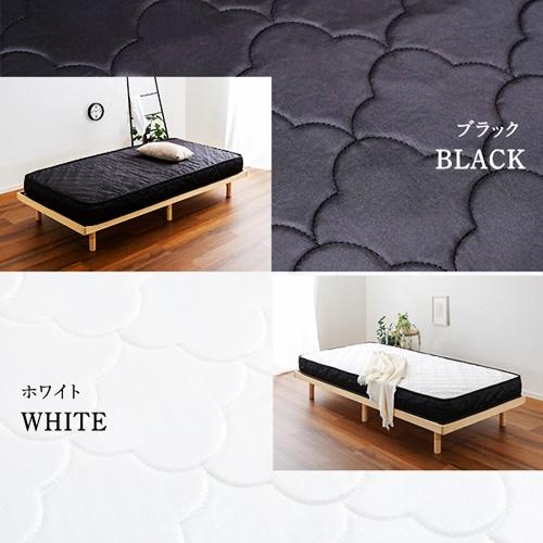ポケットコイルマットレス スリムシングルサイズ ホワイト ブラック マットレスのみ マットレス単品 圧縮ロール梱包 |  | 02