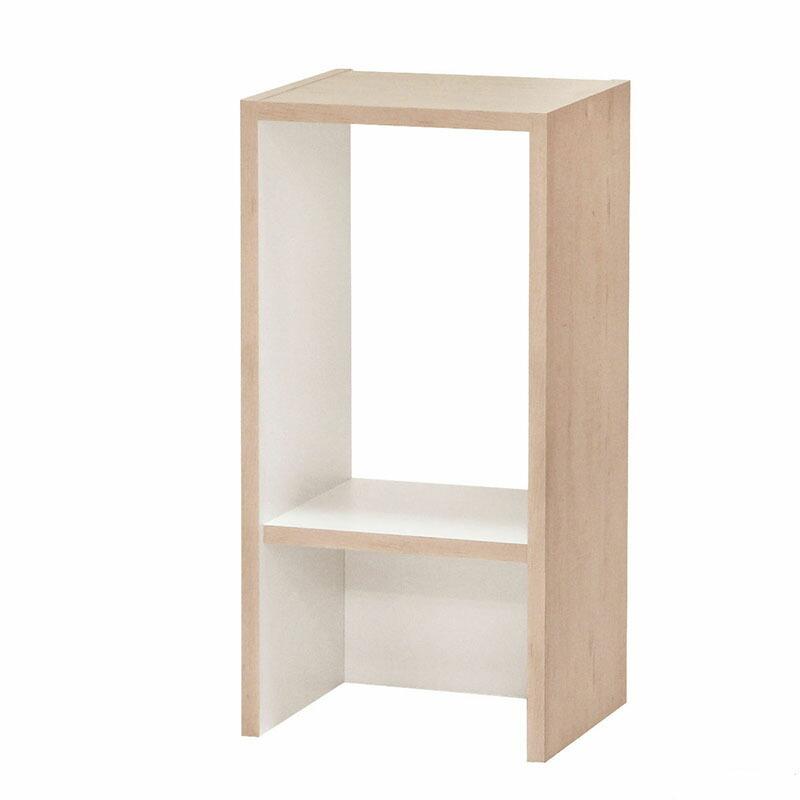 コの字ラック オープンラック ディスプレイラック オープンシェルフ 本棚 書棚 収納 コビナス マガジンラック A4ファイル 棚 木製 |  | 02