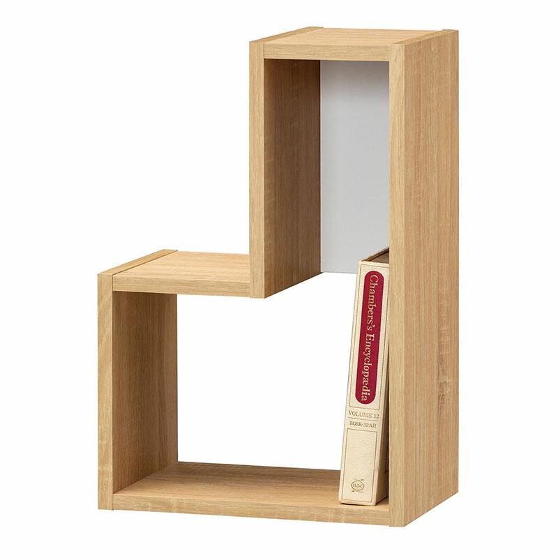 パズルラック Ｌ字ラック オープンラック ディスプレイラック オープンシェルフ 本棚 書棚 収納 コビナス マガジンラック 棚 木製 |  | 01