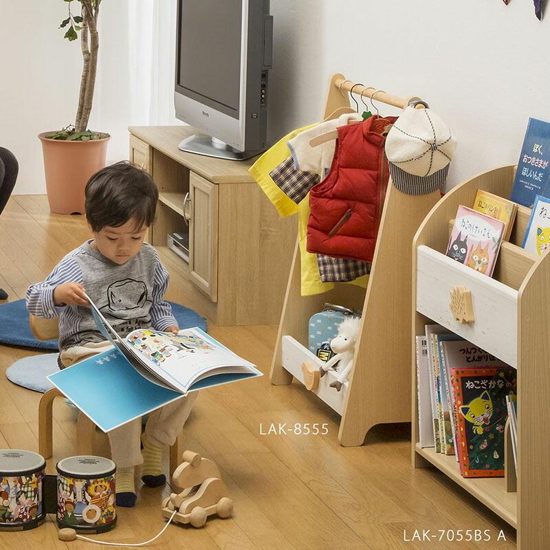 ハンガーラック スリム 木製 子供用 ワードローブ ランドキッズ コートハンガー 洋服収納 洋服ラック キッズ 衣類掛け 洋服掛け 子供部屋 |  | 05