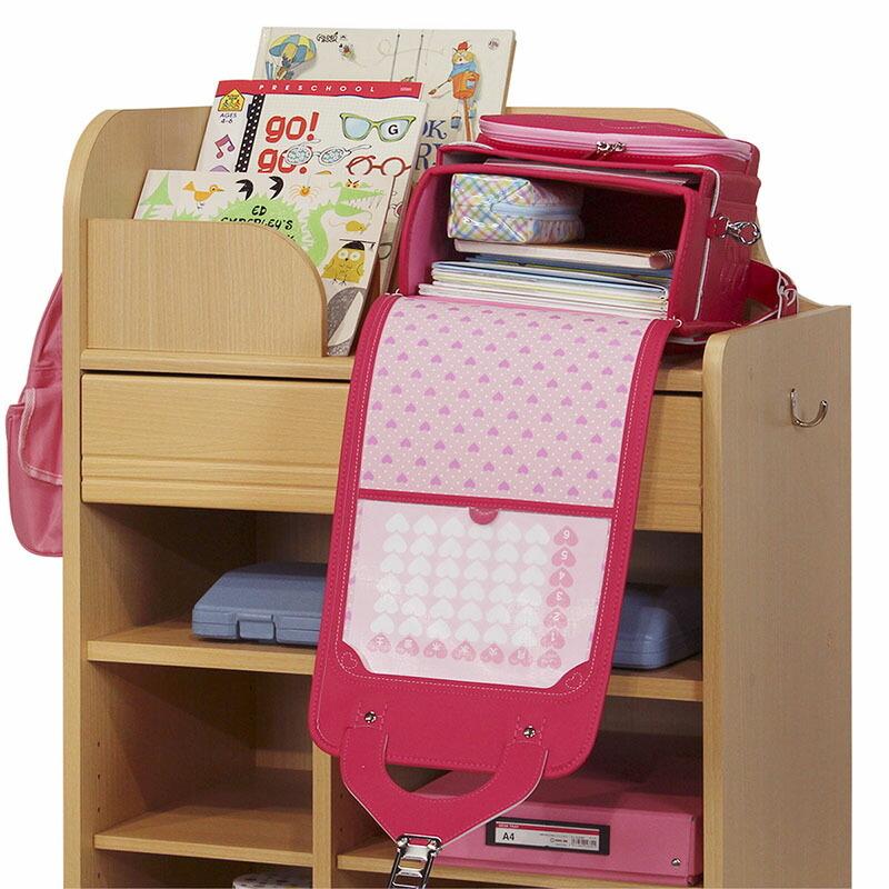 ランドセルラック キャスター付き 深型タイプ スリム 木製 ランドキッズ 男の子 女の子 子供部屋 収納家具 リビング収納 ランドセル収納 |  | 03