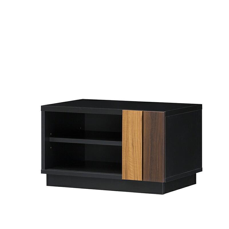 テレビ台 テレビボード ローボード 24インチ 幅60cm テレビステーション 寄木調 ストライプ 小さめ 小さい ティレスタ スライド扉 目隠し | 