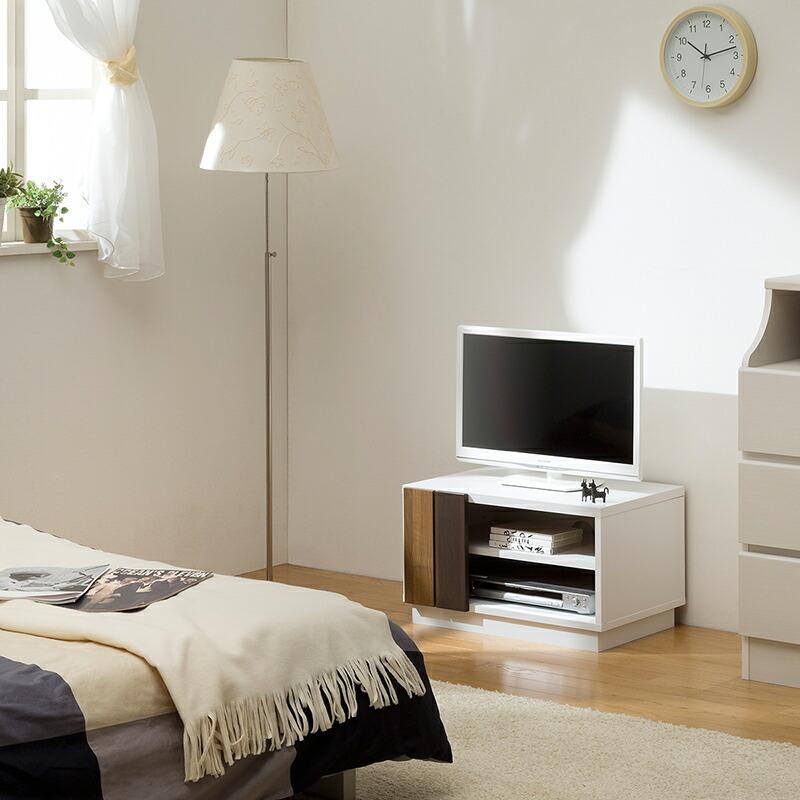 テレビ台 テレビボード ローボード 24インチ 幅60cm テレビステーション 寄木調 ストライプ 小さめ 小さい ティレスタ スライド扉 目隠し |  | 02