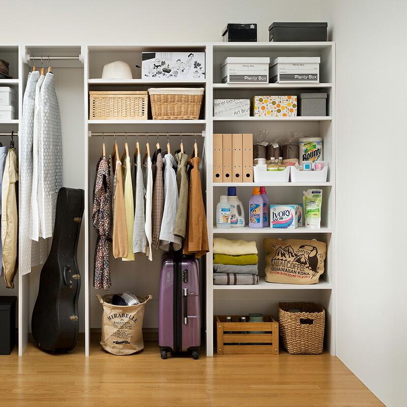 壁面収納 フリーラック オープンラック 幅80cm ディスプレイラック オープンシェルフ ポルターレクローク 収納棚 クローゼット リビング収納 |  | 05