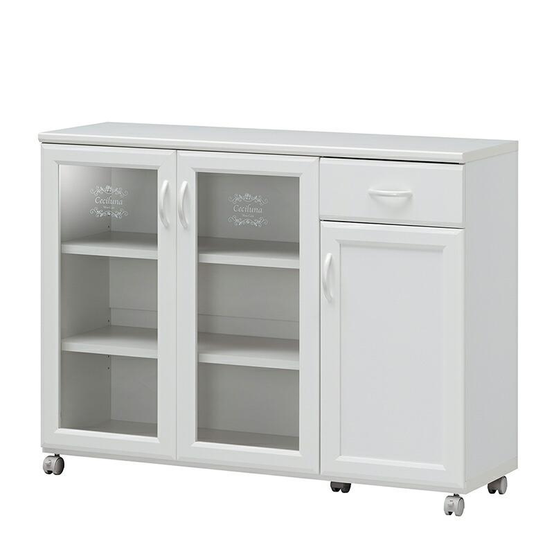 ワゴン カウンターワゴン キッチンワゴン キャスター付き キッチン収納 収納家具 セシルナ 作業台 キッチンストッカー キッチンカウンター | 